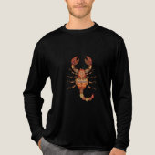 Ethnic Floral Scorpion Tri-Blend Shirt (Vorderseite)