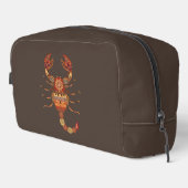 Ethnic Floral Scorpion Waschbeutel (Rechte Ecke)