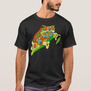 Ethnic Frog Boho Mandala Yoga Lover Men Women T-Shirt