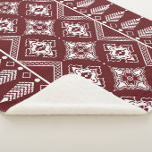 Ethnic Geometric Asian Style Muster Sherpadecke (3/4)