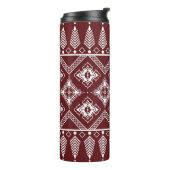 Ethnic Geometric Asian Style Muster Thermosbecher (Nach links gedreht)