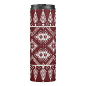 Ethnic Geometric Asian Style Muster Thermosbecher (Rückseite)