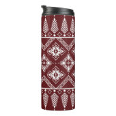 Ethnic Geometric Asian Style Muster Thermosbecher (Nach rechts gedreht)