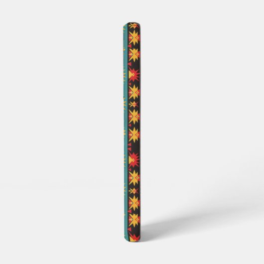 Ethnic Geometric Design Samsung Galaxy Hülle (Linke Seite)