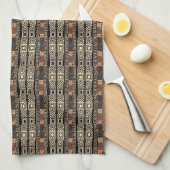 Ethnic Geometric Kitchen Handtücher (Viertel Falte)