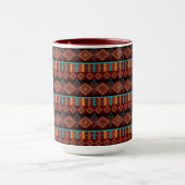 Ethnic Geometric Tribal Tasse (Zentrum)