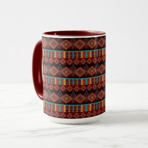 Ethnic Geometric Tribal Tasse