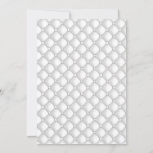 Ethnic Girl Pink Pearl Baby Dusche Einladung (Rückseite)