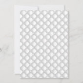 Ethnic Girl Pink Tutu Pearl Baby Dusche Einladung (Rückseite)