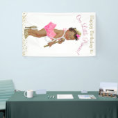 Ethnic Girl Princess Birthday Party Banner (Messeveranstaltung)