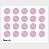 Ethnic Gradient Mandala Classic Round Sticker (Blatt)