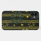Ethnic Green Brown African Gemustert Case-Mate iPhone Hülle (Rückseite (Horizontal))