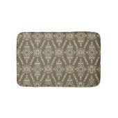 Ethnic Hand Drawn Boho Tile Badematte (Vorderseite)