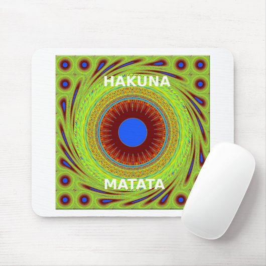 Ethnic Have a Nice Day and a Better Night Mousepad (Mit Mouse)
