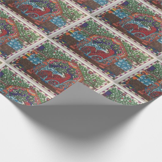 Ethnic Indian Bridal Packpapier (Ecke)