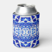 Ethnic Indigo Arrow Indianermuster Dosenkühler (Kanne Vorderseite)