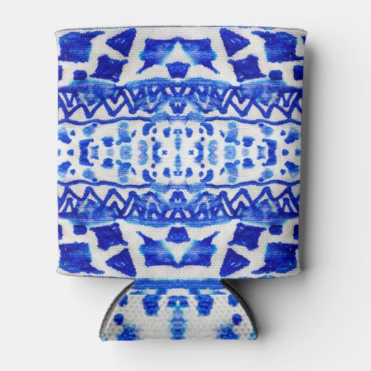 Ethnic Indigo Arrow Indianermuster Dosenkühler (Vorderseite)