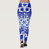 Ethnic Indigo Arrow Indianermuster Leggings (Rückseite)