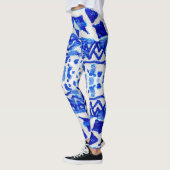 Ethnic Indigo Arrow Indianermuster Leggings (Links)