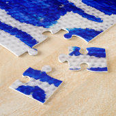 Ethnic Indigo Arrow Indianermuster Puzzle (Seite)