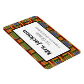 Ethnic Kente K84 Lehrer 1. Klasse Magnet (Rechte Seite)