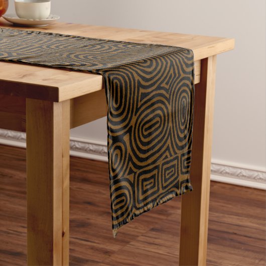Ethnic Kuba Cloud Table Runner Kurzer Tischläufer (Beispiel)