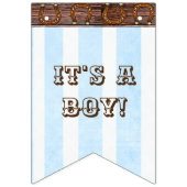 Ethnic Lil Cowboy Baby Showflagge Banner (Dritte Fahne)