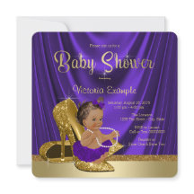 Ethnic Lila Ballerina Gold Showdusche