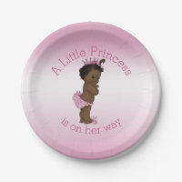 Ethnic Little Princess Baby Dusche Pink