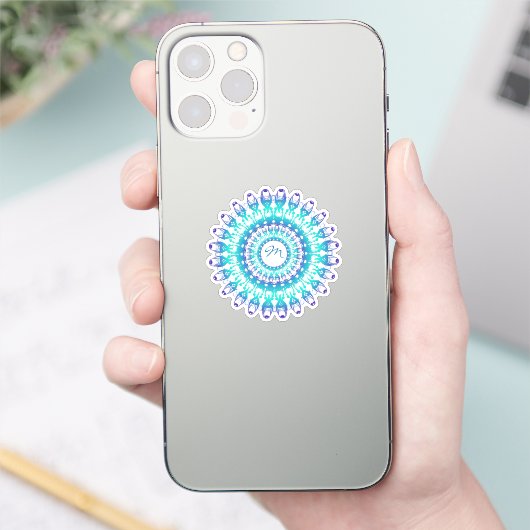 Ethnic Mandala Design Sticker (Telefon)