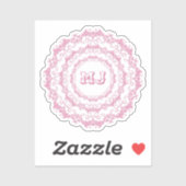 Ethnic Mandala Design Sticker (Blatt)