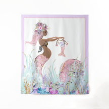 Ethnic Mermaid Baby Shooting Background Banner