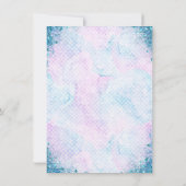 Ethnic Mermaid Baby Shower Einladungen (Rückseite)