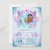 Ethnic Mermaid Baby Shower Einladungen (Vorderseite)