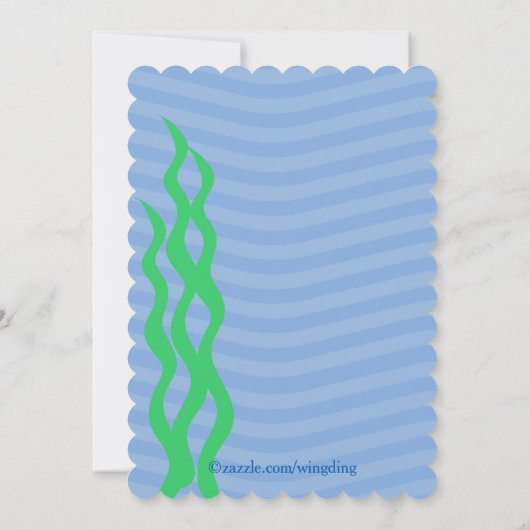 Ethnic Mermaid Birthday Pool Party Einladung (Rückseite)