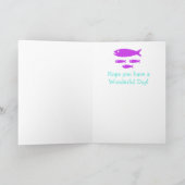 Ethnic Mermaid Happy Birthday Card Karte (Innenseite)