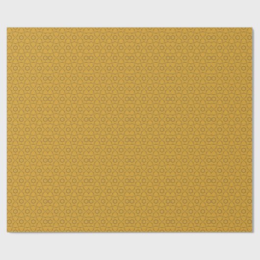 Ethnic modern geometric pattern geschenkpapier (Flach)