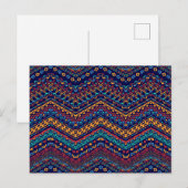 Ethnic Motifs Feiertagspostkarte (Vorne/Hinten)
