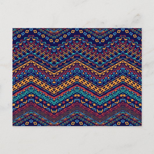 Ethnic Motifs Feiertagspostkarte (Vorderseite)