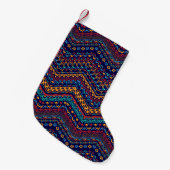 Ethnic Motifs Kleiner Weihnachtsstrumpf (Vorderansicht (hängend))