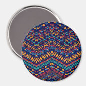 Ethnic Motifs Magnet (Vorderseite/Rückseite)