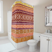 Ethnic Mudcloth Muster Duschvorhang (Beispiel)