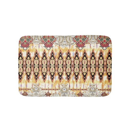 Ethnic Mughal: Blumenmuster Badematte (Vorderseite)