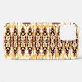Ethnic Mughal: Blumenmuster Case-Mate iPhone Hülle (Rückseite (Horizontal))
