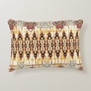 Ethnic Mughal: Blumenmuster Dekokissen