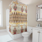 Ethnic Mughal: Blumenmuster Duschvorhang (Beispiel)