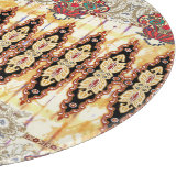 Ethnic Mughal: Blumenmuster Schneidebrett (Ecke)
