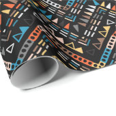 Ethnic Muster Wrapping Paper Geschenkpapier (Rolleneckpunkt)