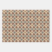 Ethnic Navajo Tribal Geometric Seamless Pattern Geschenkpapier Set (Vorderseite)