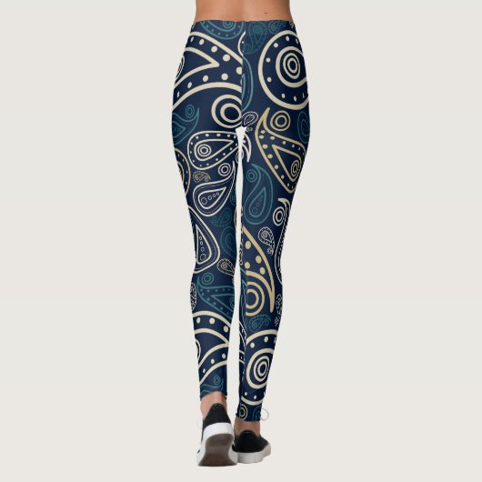 Ethnic Paisley Leggings (Rückseite)